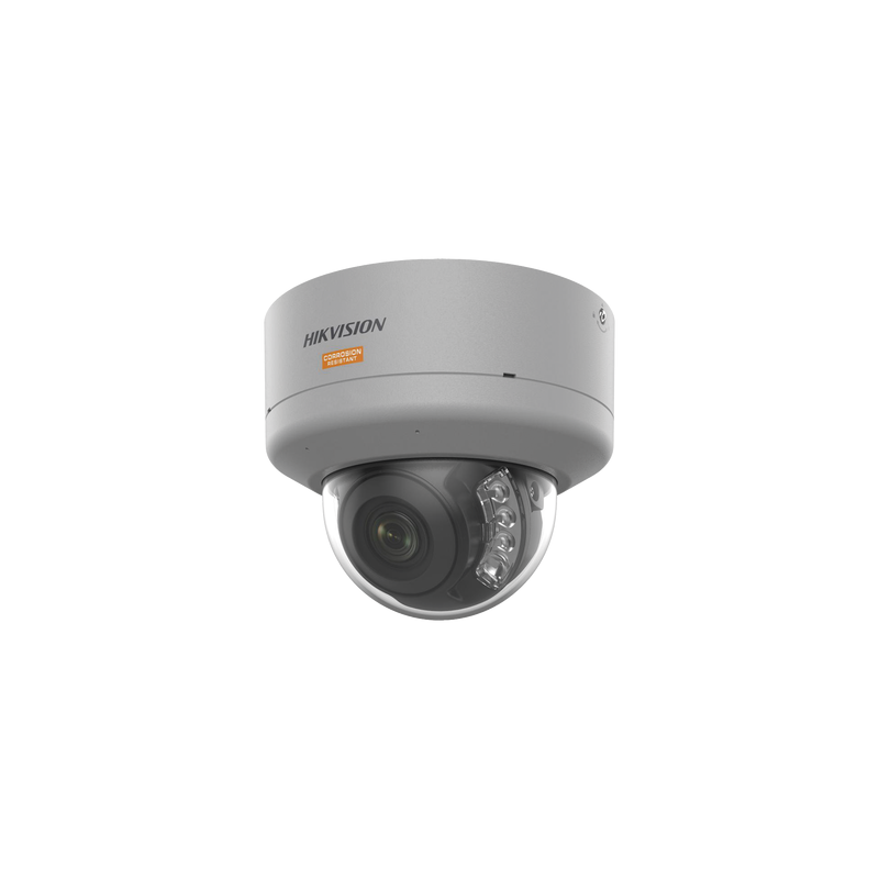 Domo IP 4MP ColorVu Dual Light Polímero Anticorrosivo HIKVIS | Precio México - Envío Inmediato | LM Soluciones