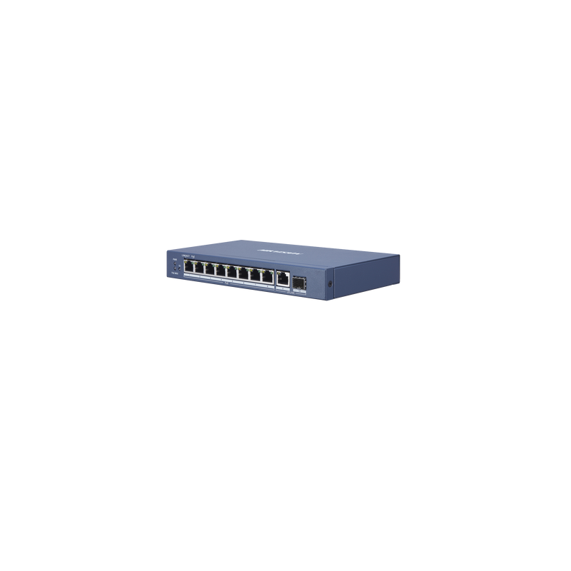 Switch Gigabit PoE+ HIKVISION 8 Puertos 1000 Mbps 110W No Ad | Precio México - Envío Inmediato | LM Soluciones