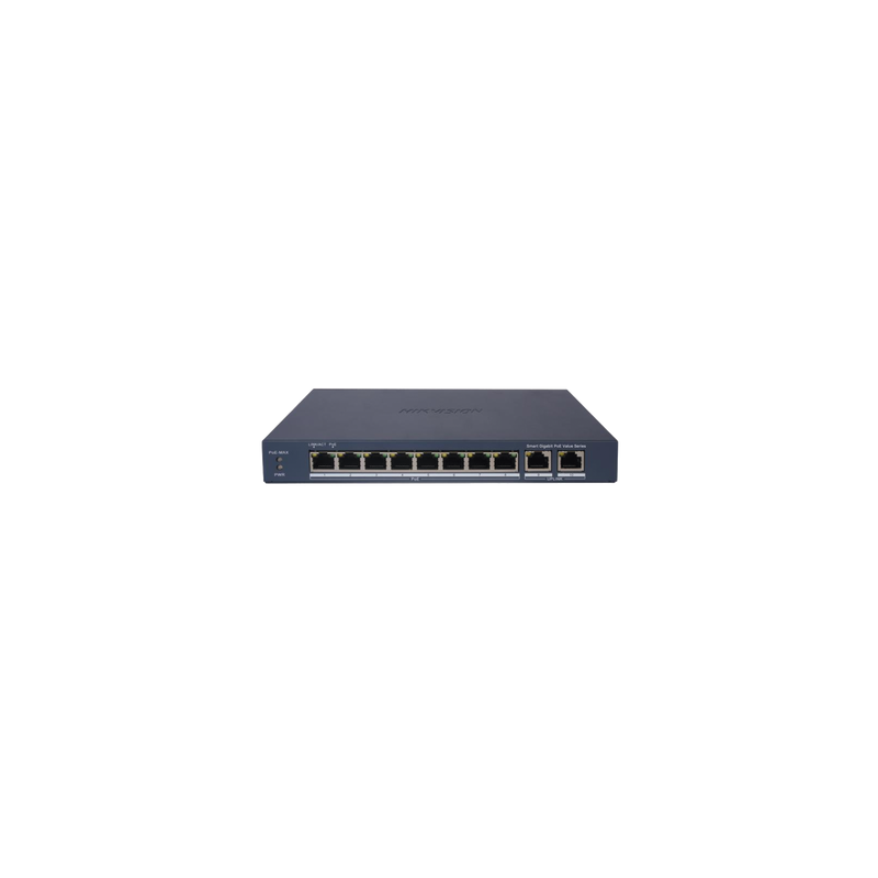 Switch PoE+ Hikvision 8 Puertos Gigabit Administrable | Precio México - Envío Inmediato | LM Soluciones