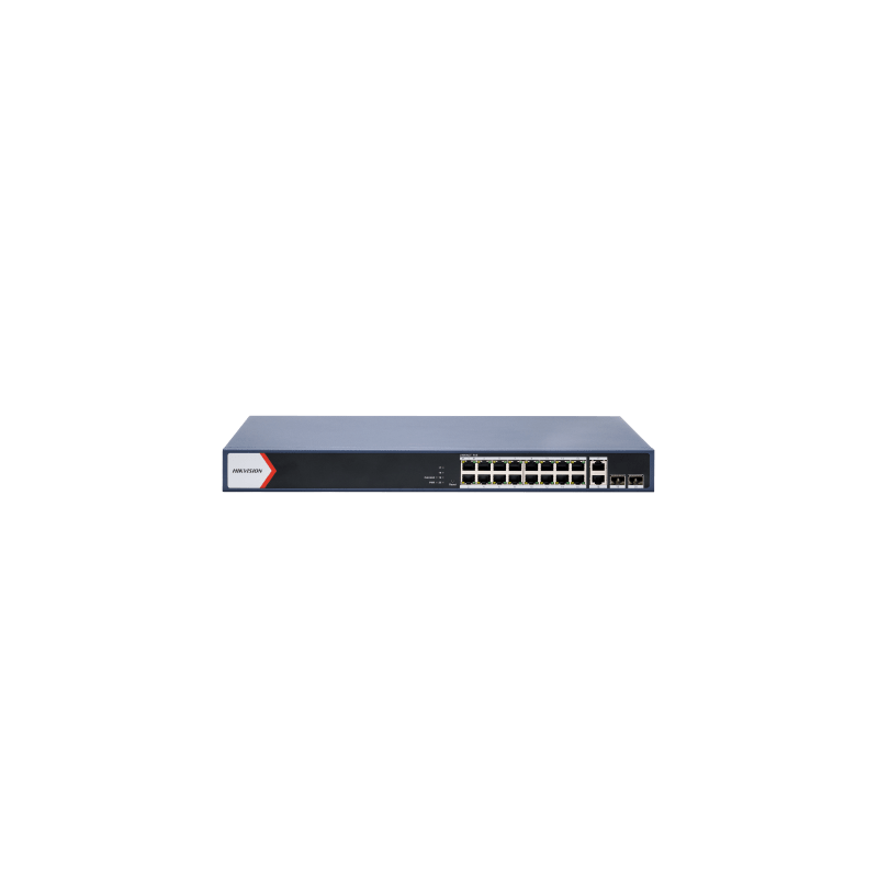 Switch HIKVISION PoE+ 16 Puertos Gigabit Monitoreable 125W
