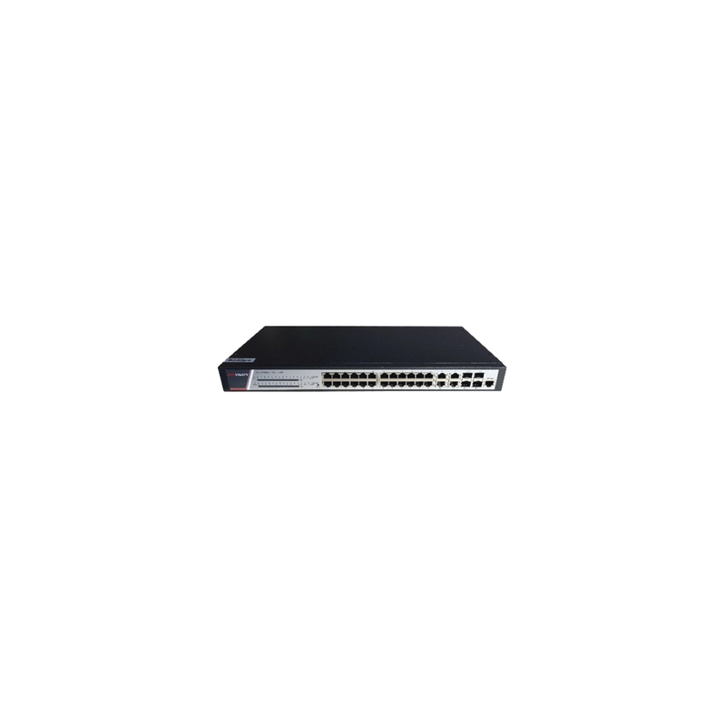 Switch Gigabit PoE+ Administrable Hikvision 24 Puertos 370W | Precio México - Envío Inmediato | LM Soluciones