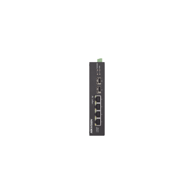 Switch Industrial PoE Hikvision 65W 300m | LM Soluciones
