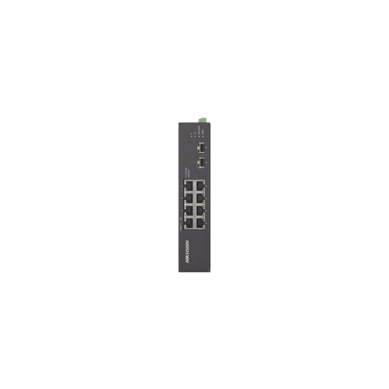 Switch Industrial PoE+ Hikvision 120W | LM Soluciones