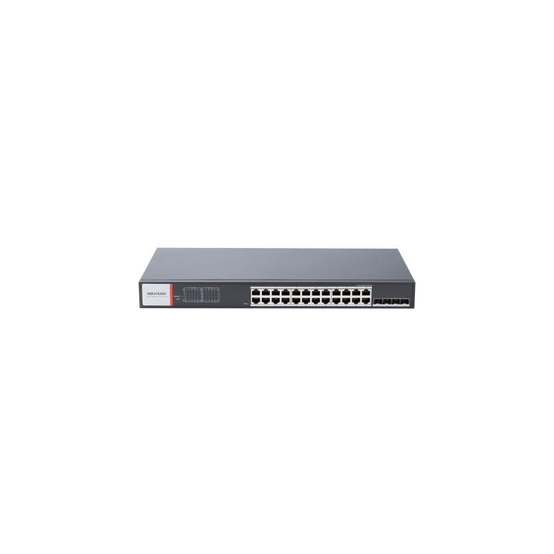 Switch PoE+ 24 Puertos Hikvision Administrable Gigabit | Precio México - Envío Inmediato | LM Soluciones