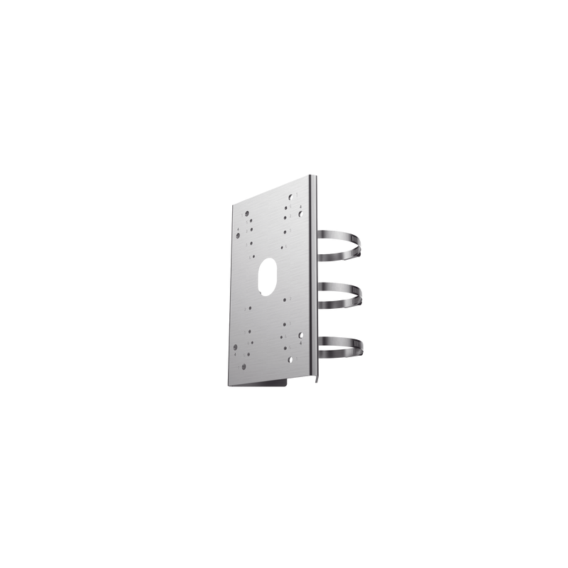 Adaptador de Poste para Domos PTZ HIKVISION Polímero Anticor | Precio México - Envío Inmediato | LM Soluciones