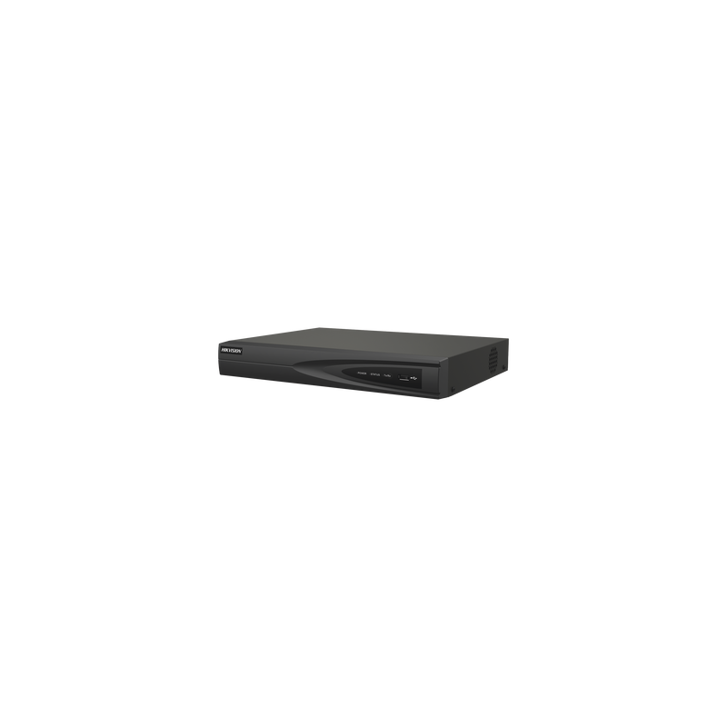 NVR 8 Megapixel (4K) (Compatible con Cámaras ACUSENSE) / 8 canales IP / 8 Puertos PoE+ / 1 Bahía de Disco Duro / Salida de Vídeo en 4K / 300 Metros PoE Modo Extendido