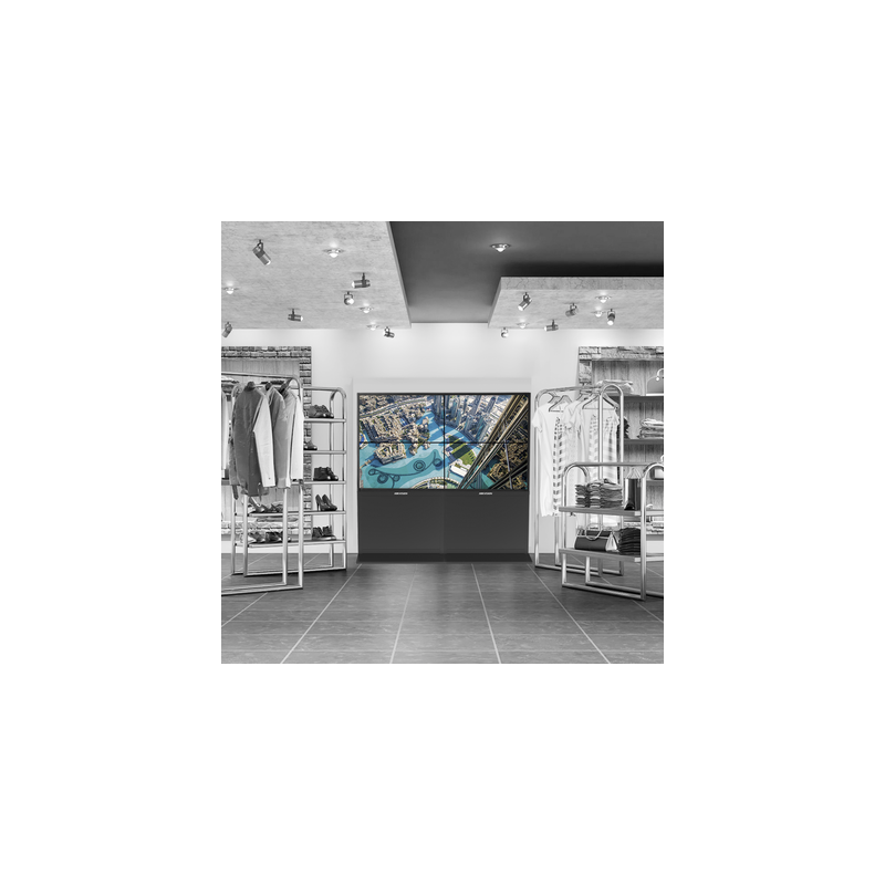 Kit Videowall Comercial 2X2 HIKVISION - 4 Pantallas 55