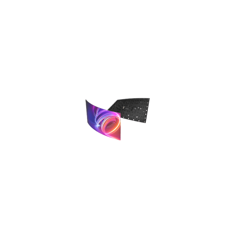 Modulo LED Flexible (Curvo) Pitch 1.8 mm / Encapsulado GOB / 320 x 160 mm / Resolución 172 x 86 / SMD / Protección IP30