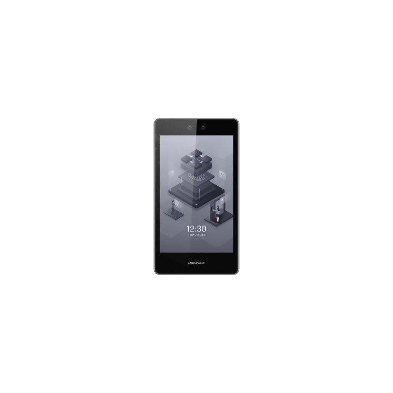 Terminal Facial Min Moe 8" WiFi Touch / Delgada y Estética / 100,000 rostros / Exterior IP65 / HIK-IA