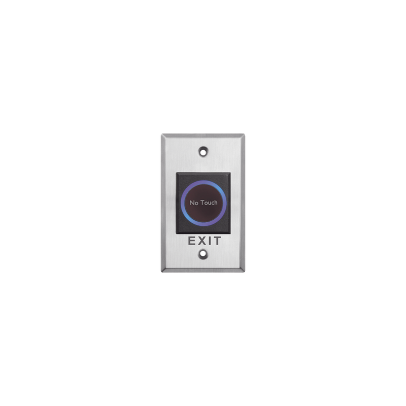 Botón de Salida Sin Contacto Hikvision LED Acero Inox | Precio México - Envío Inmediato | LM Soluciones