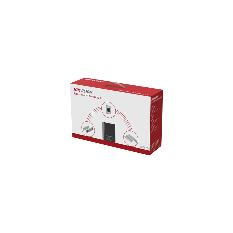 Kit Control de Acceso Hikvision 600 Lbs con Fuente y Botón | Precio México - Envío Inmediato | LM Soluciones