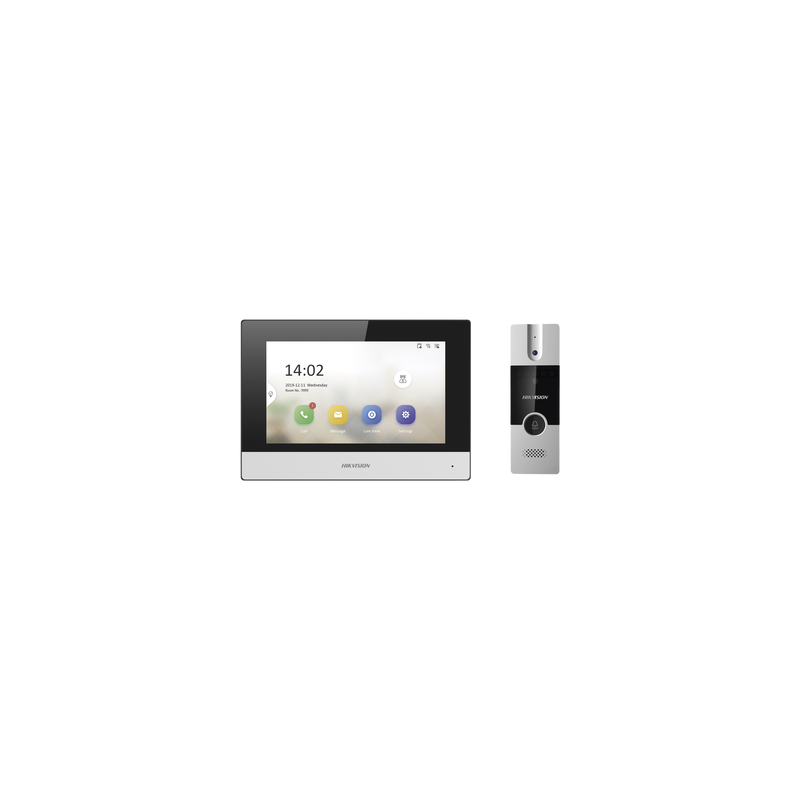 Kit Videoportero HIKVISION Híbrido Táctil 7