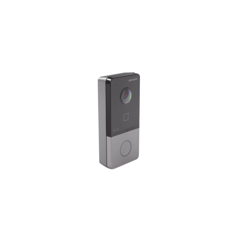 Videoportero IP 2 Megapixel / PoE Estandar / IP65  / Apertura desde Hik-connect / Soporta 1 Departamento y Hasta 6 Monitores / Soporta Tarjetas Mifare / 1 Salida Relay