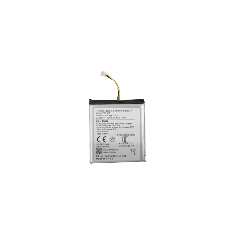 Batería de Respaldo para Panel de Alarma Hikvision 4520 mAh | Precio México - Envío Inmediato | LM Soluciones