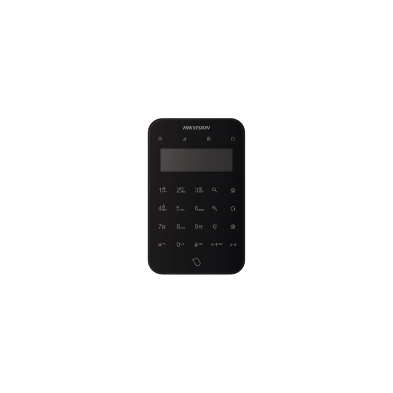 Teclado Inalámbrico Hikvision AX PRO LCD para Armado/Desarma