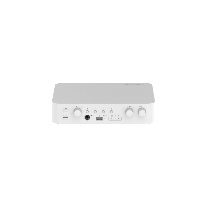 Amplificador HIKVISION 2 Canales 40W Compatible Spotify Blue | Precio México - Envío Inmediato | LM Soluciones