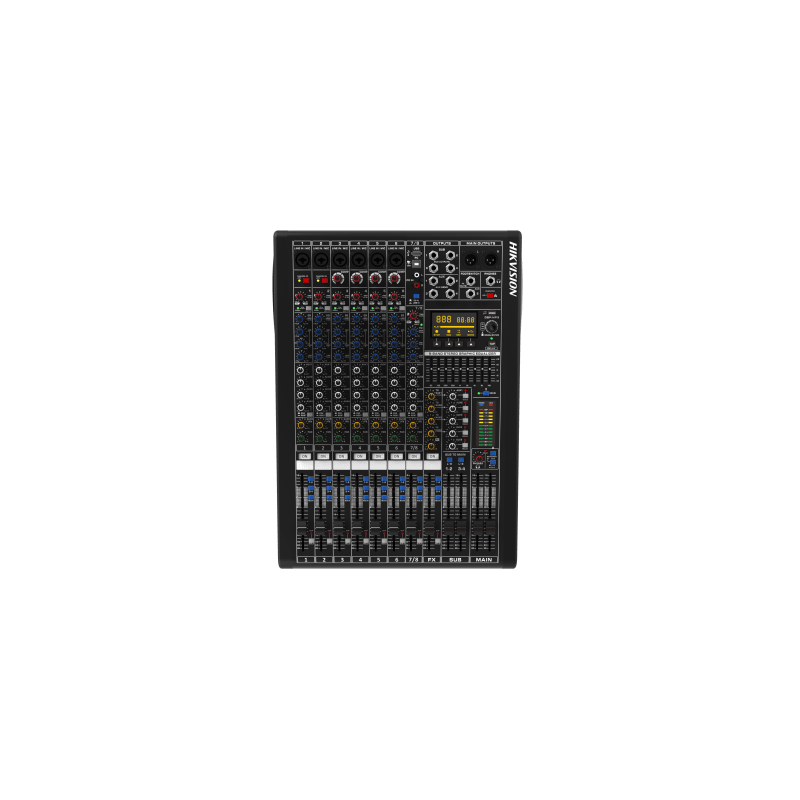 Consola Mezcla Analógica 8 Canales HIKVISION DSP USB