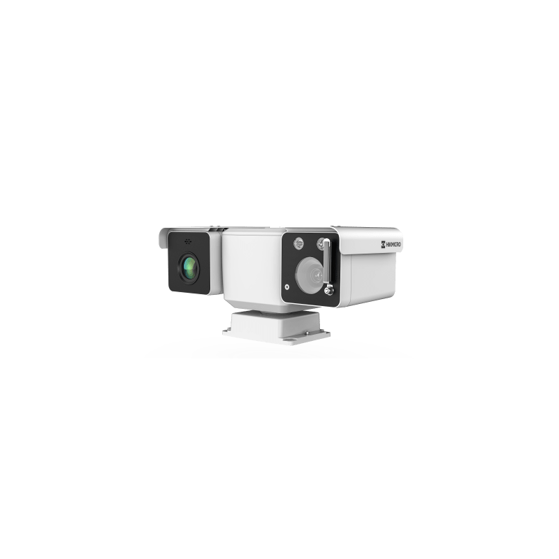 Mini Punta de Poste IP Dual / Térmica 25 mm (384 X 288) + Óptico 32X (4 Megapixel) / 800 mts IR / IP66 / Detección de Temperatura / microSD