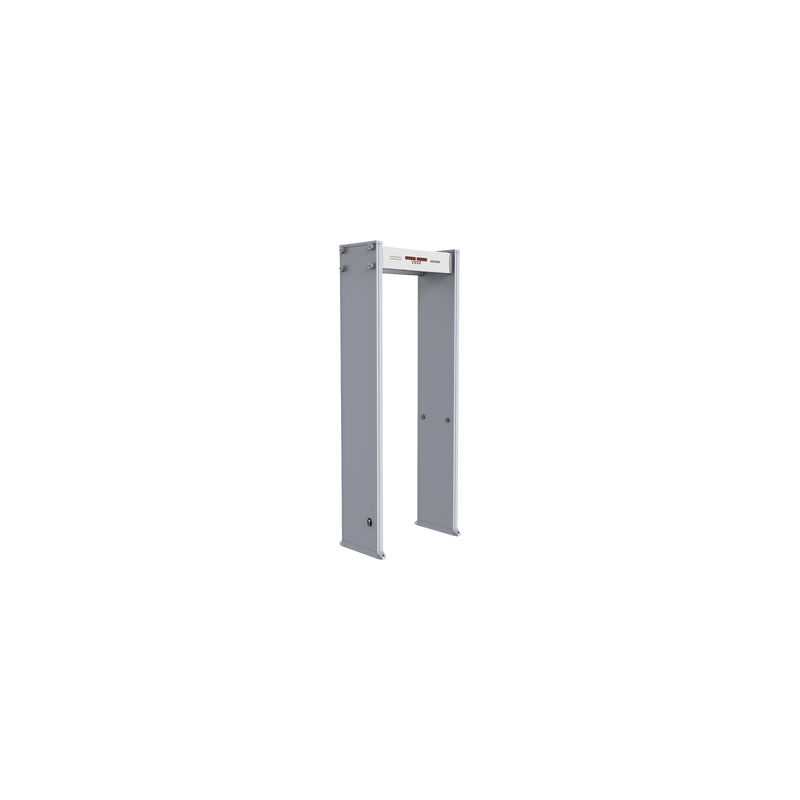 Arco Detector de Metales de 6 Zonas / Precisión de una Moneda 25 mm / 255 Niveles Sensibilidad / Pantalla LED