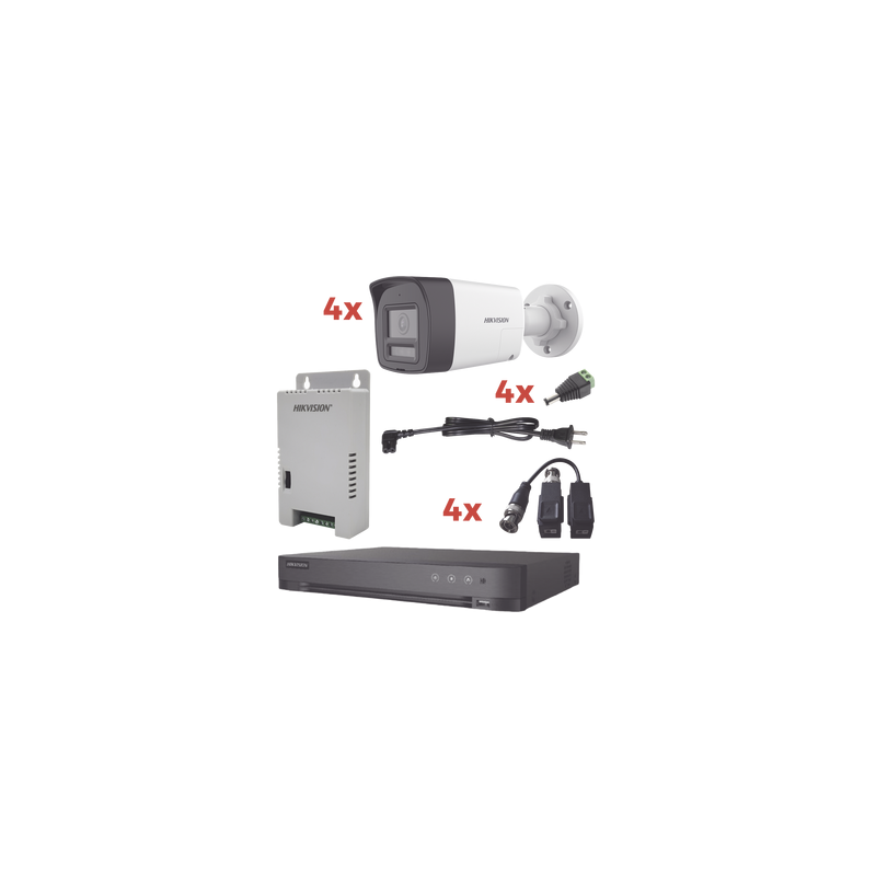 Kit TurboHD Hikvision 1080p Audio Bidireccional | Precio México - Envío Inmediato | LM Soluciones
