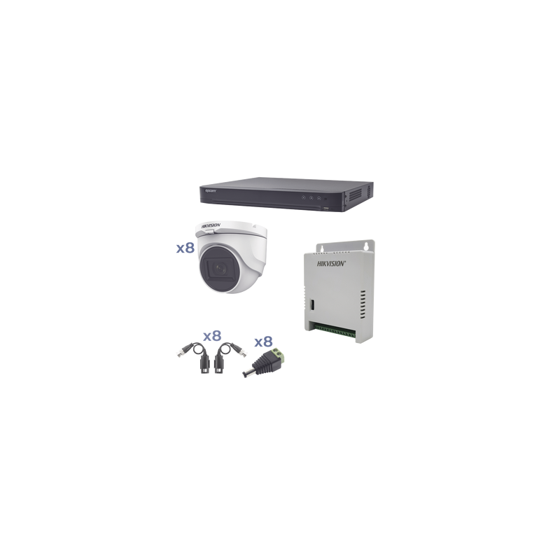 Kit CCTV Hikvision 1080p 8 Cámaras TurboHD | LM Soluciones