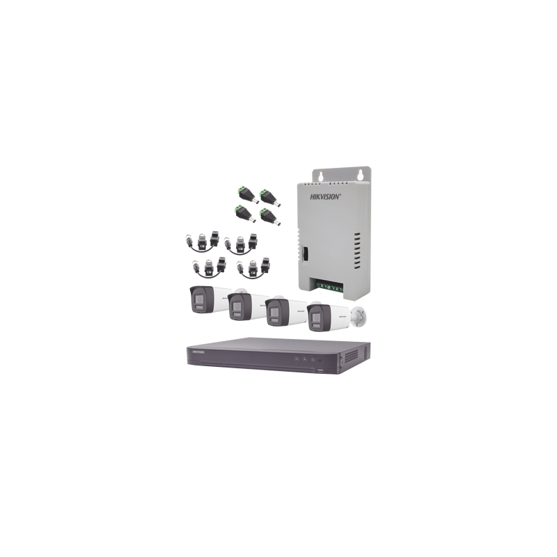 Kit CCTV 4K TurboHD con Audio Bidireccional | Hikvision | Precio México - Envío Inmediato | LM Soluciones