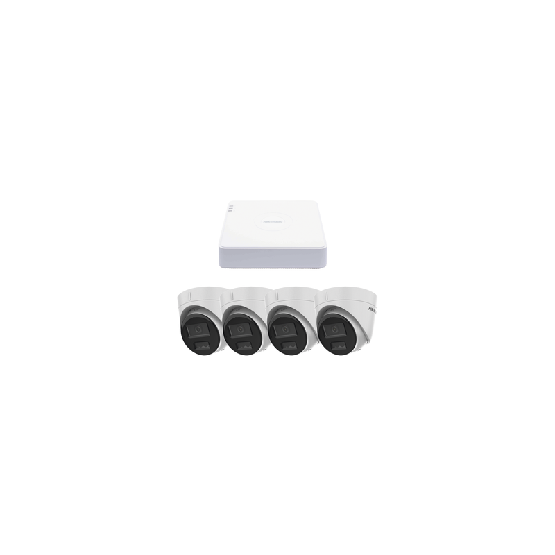Kit IP 1080p 4 Canales Hikvision con PoE y AcuSense Lite | Precio México - Envío Inmediato | LM Soluciones