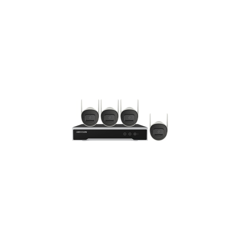 Kit IP Inalámbrico 1080p HIKVISION 4 Cámaras Bala NVR 4 Cana | Precio México - Envío Inmediato | LM Soluciones