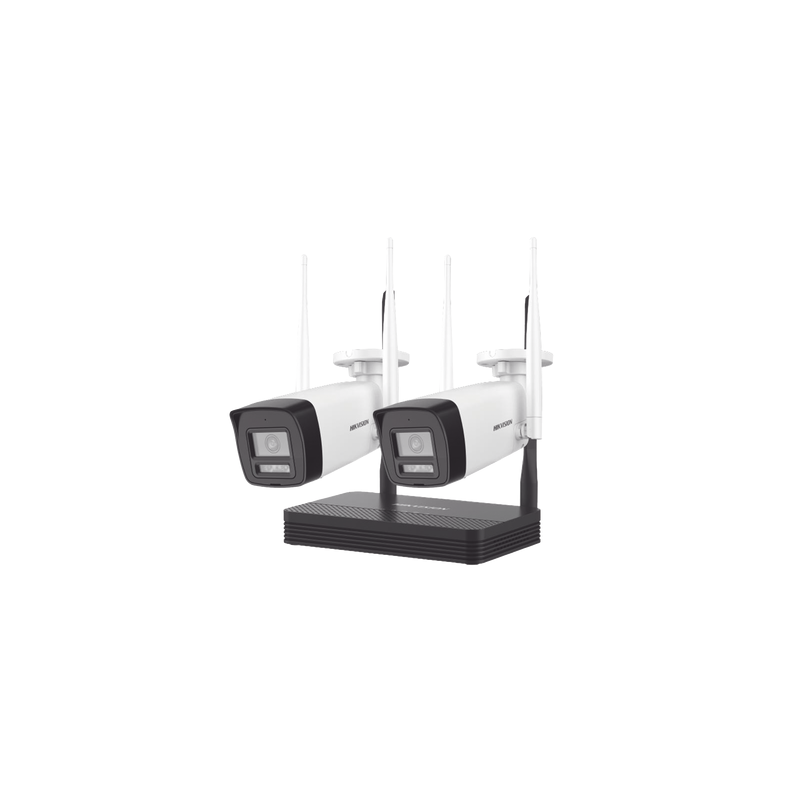 Kit IP Inalámbrico Hikvision 4MP 2 Cámaras Bala NVS 4 Canale | Precio México - Envío Inmediato | LM Soluciones