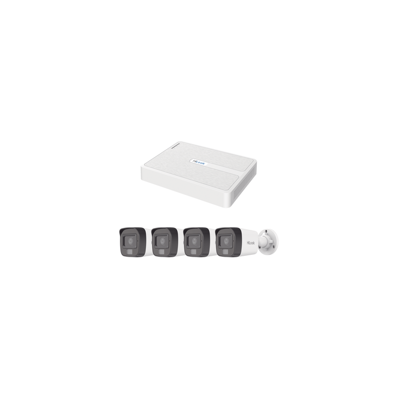 Kit IP 2MP NVR 8 Canales PoE HiLook | LM Soluciones