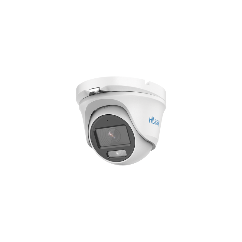 HiLook THC-T129-MS: Cámara Turret 1080p ColorVu, Mic, IR 20m