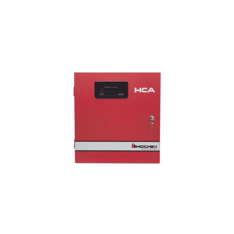 Panel Convencional De 8 Zonas, Hasta 20 Detectores por Zona, Capacidad 6.5A, Alimentación 120V, Color Rojo (0100-09600), Listado UL 864 9th Edición 