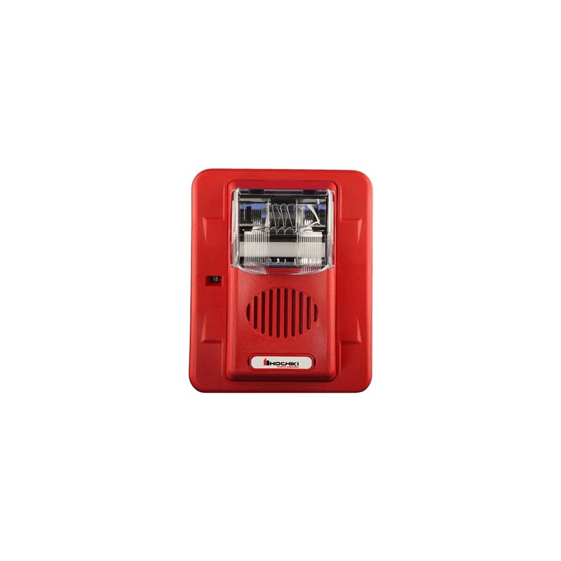 Sirena Estrobo 24 Vcd Multi-Candela Hochiki Rojo | Precio México - Envío Inmediato | LM Soluciones