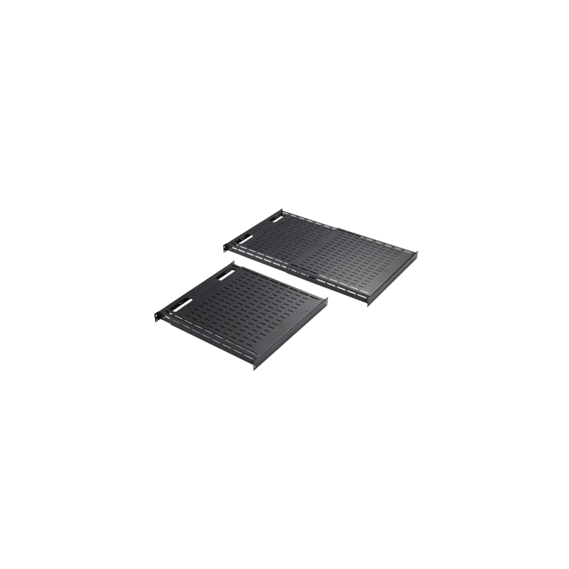 Charola Ventilada Hoffman 4 Postes 900-1200mm Rack Acero Neg