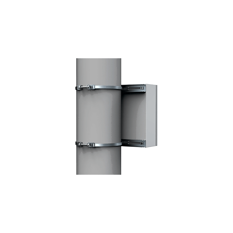Kit Fijación Postes HOFFMAN Acero Galvanizado 80-250mm