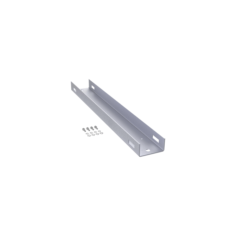 Montaje de Poste Hoffman Aluminio 600mm Negro | Precio México - Envío Inmediato | LM Soluciones