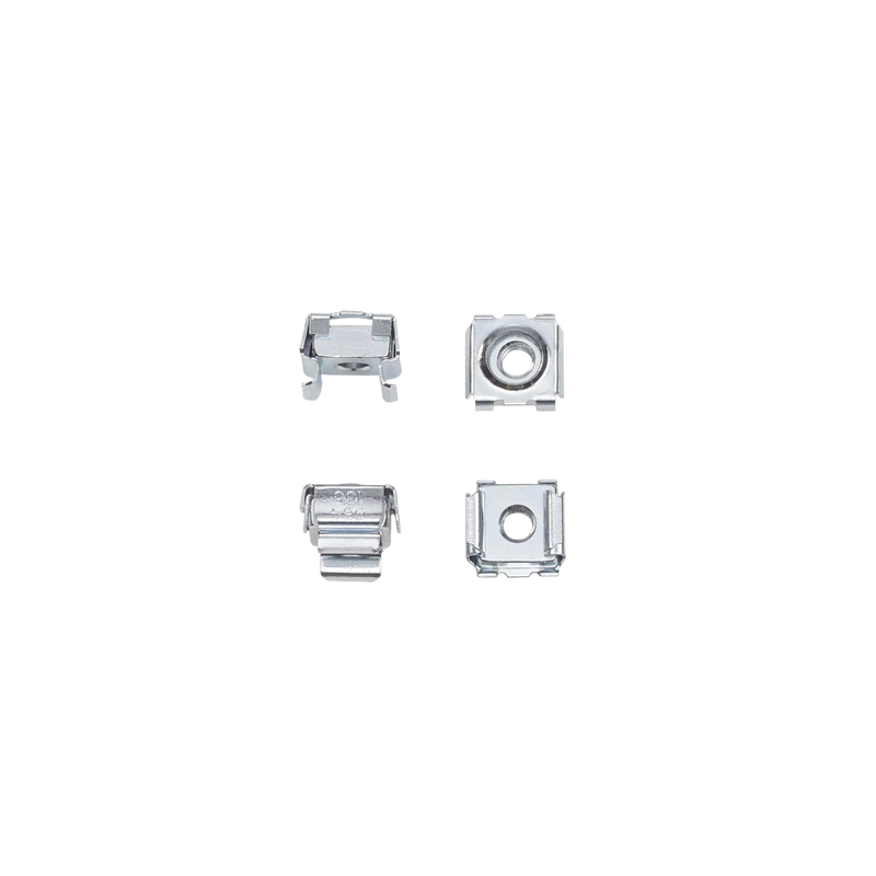 Kit 20 Tuercas Enjauladas #10-32 Hoffman Acero Plateado | Precio México - Envío Inmediato | LM Soluciones