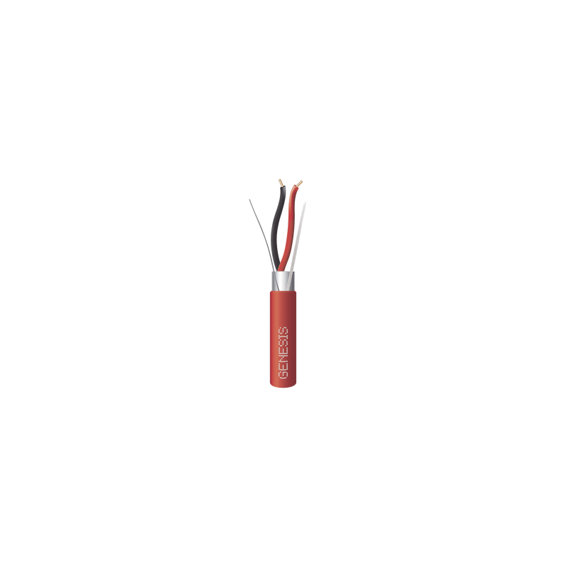 Bobina Alambre 305m 2x18 AWG Blindado Riser FPLR Rojo Detecc | Precio México - Envío Inmediato | LM Soluciones