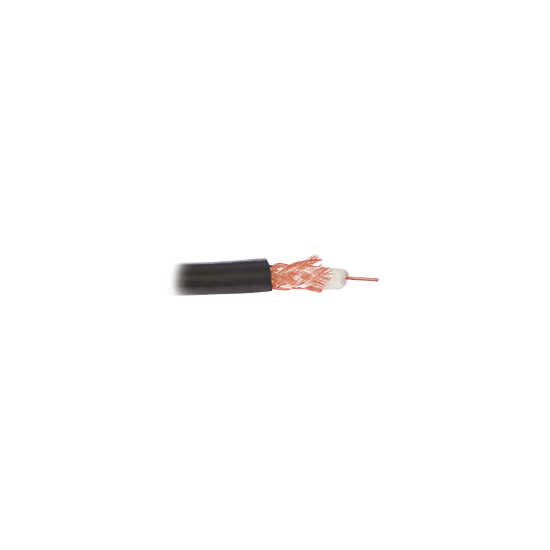 Retazo de cable de 1 metro de cable coaxial RG59C/U para CCTV Honeywell.