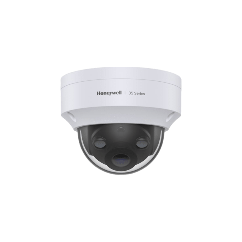 Cámara Mini Domo IP Honeywell 8MP WDR 120dB IR 40m IP67 IK10