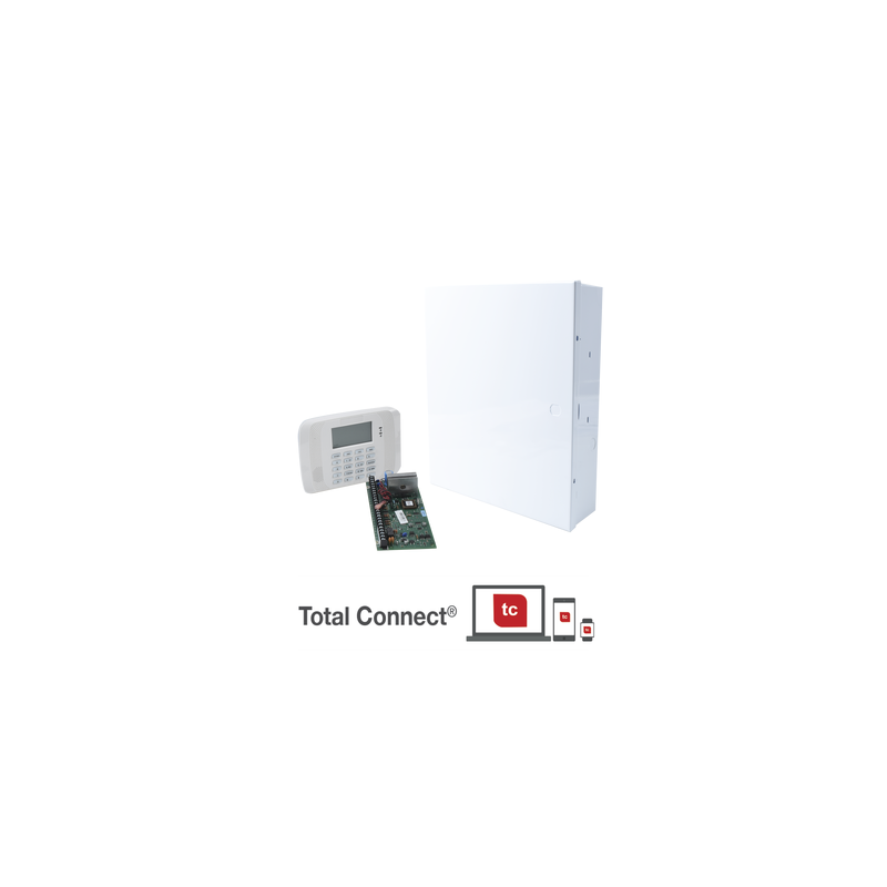 Sistema Alarma 8 Zonas Teclado LCD y Receptor Inalámbrico Ho