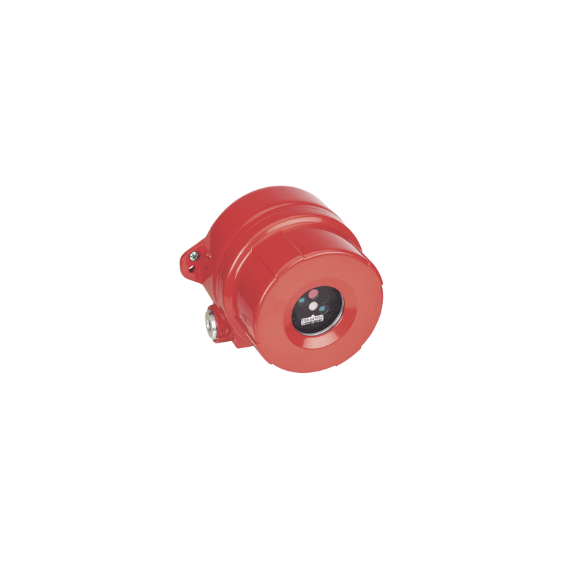 Detector De Incendio Y Llamas Multiespectro QuadBand™ Triple IR, Campo de visión 90º, Reles 4-20 mA, Carcasa de Aluminio sin Cobre, 2 entradas NPT de ¾”, Serie FS24X
