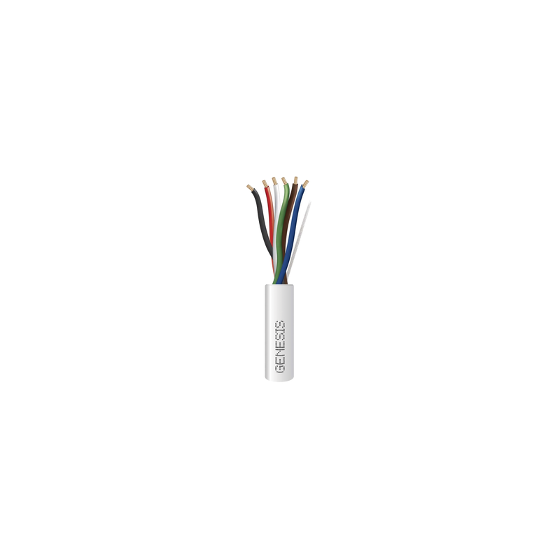 Bobina Cable 305m 6x22 AWG Genesis CMR-CL3R | Precio México - Envío Inmediato | LM Soluciones