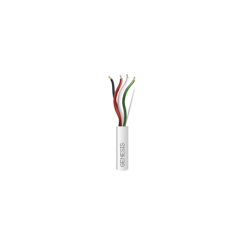 Bobina Cable Genesis 4x18 AWG 305m Riser Blanco | Precio México - Envío Inmediato | LM Soluciones