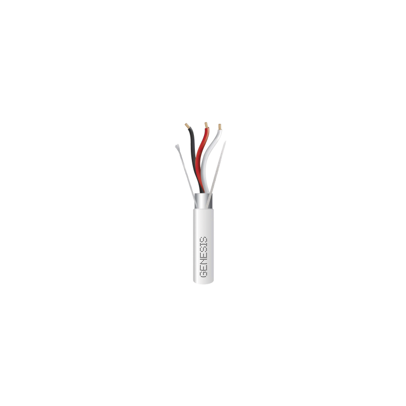 Bobina 305m Cable 3x18 AWG Plenum Blindado FPLP GENESIS