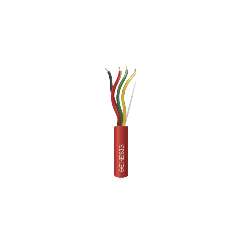 Carrete de Alambre 4x16 AWG Riser Rojo 305m GENESIS | Precio México - Envío Inmediato | LM Soluciones