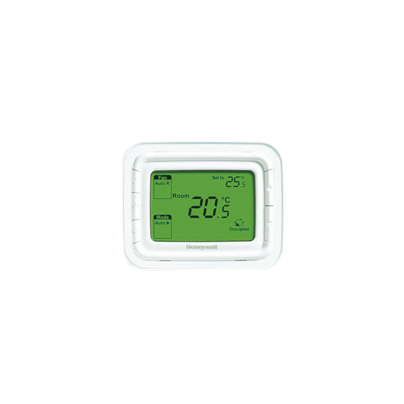 Termostato No Programable Honeywell 220VAC Pantalla Verde