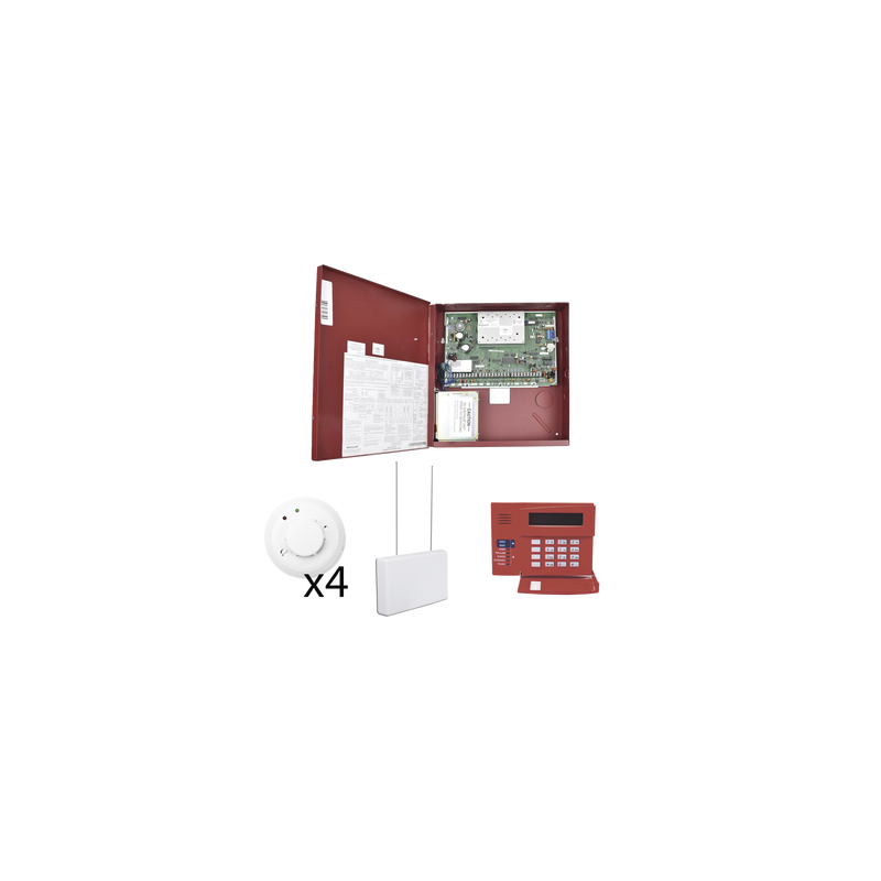 Kit Inalámbrico Detección Incendio Vista Honeywell Home Resi