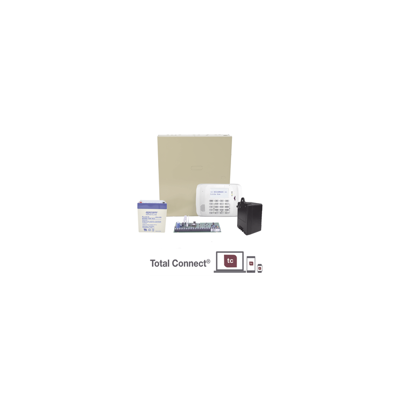 Kit Panel Alarma VISTA48LA Honeywell con Gabinete y Batería