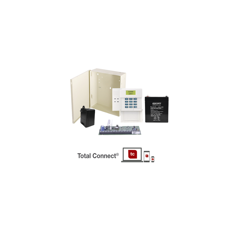 Kit Panel Alarma Honeywell VISTA48LA con Gabinete